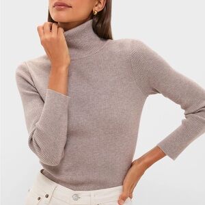 Tuckernuck Soft Beige Turtleneck Sweater